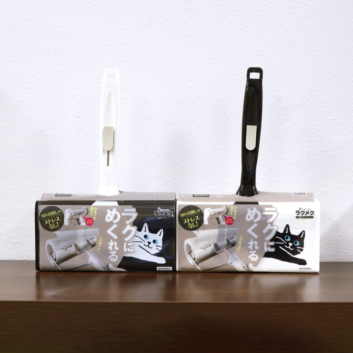 【先行販売】楽〜にめくれるラクメク粘着クリーナー スターターキット(猫柄)